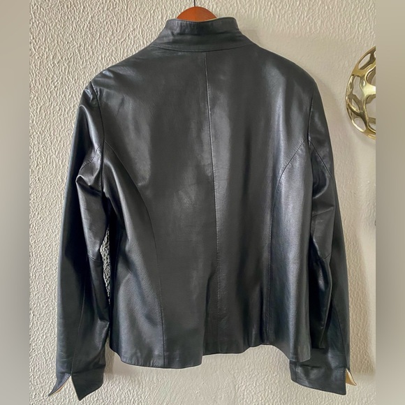 Italian Leather Jacket YARA - Picture 4 of 10